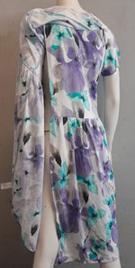 (L5) INGRID - LAVENDER - Split Back Day Dress