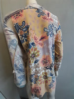 Penelope Long Sleeve X-Over Split Back Top