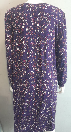 Sheena Long Sleeve Split Back Shell Dress