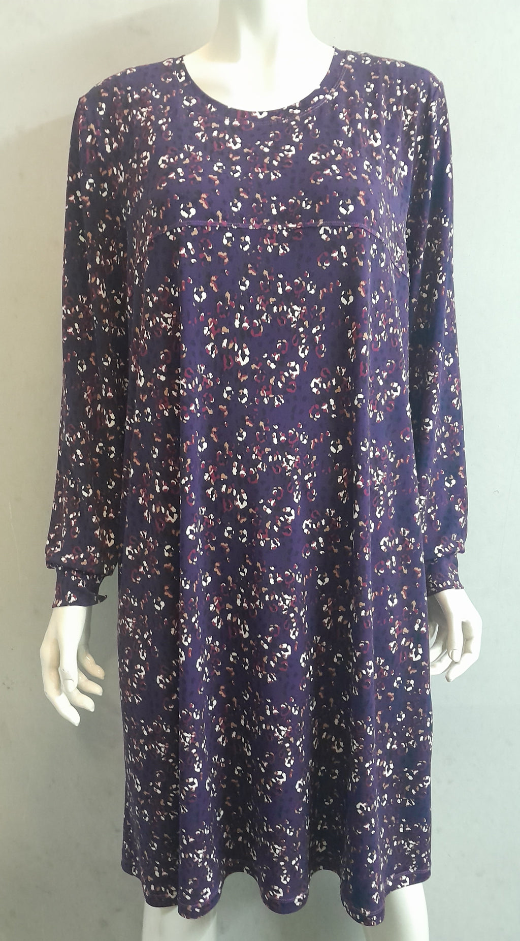 Sheena Long Sleeve Split Back Shell Dress