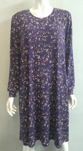 Sheena Long Sleeve Split Back Shell Dress