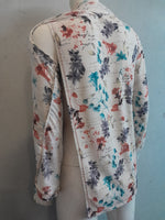 Manuka Long Sleeve X-Over Split Back Top