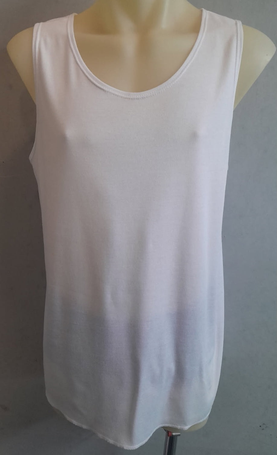 Mens SINGLET - White