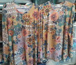 Penelope Long Sleeve X-Over Split Back Top