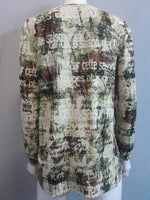 Les Halles X-Crossover Split Back Long Sleeve Top