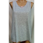 (L1) Ladies SINGLET - MARLE GREY with Pink Trim - Adaptive Fitz Clothing