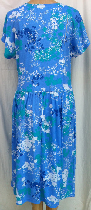 (L5) GEORGIA - FRENCH BLUE - Split Back Day Dress - Adaptive Fitz Clothing